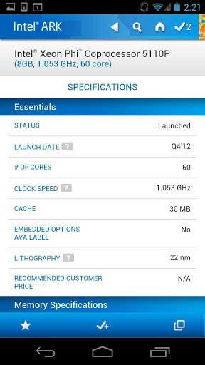 Intel ARK(ӢضƷϢ) v1.0.2