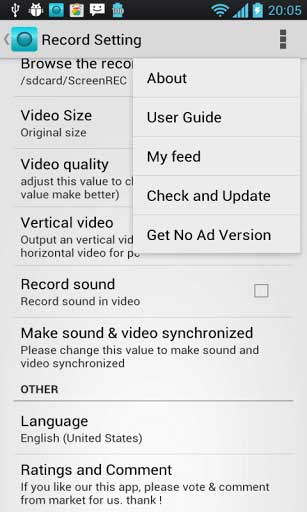 Ļ¼ Screen Recorder v1.3