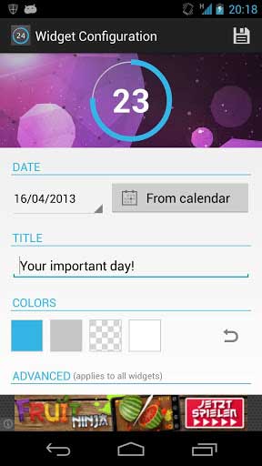 С Countdown Widget v1.0.4
