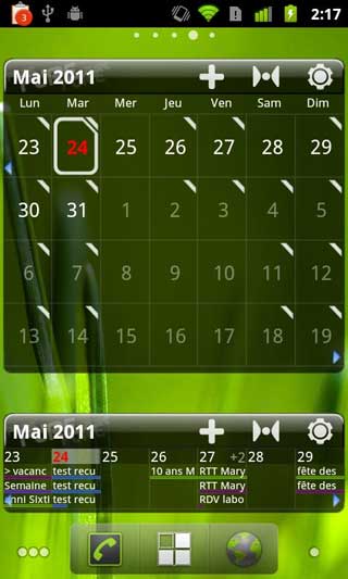  Pure Grid calendar widget v2.5.3