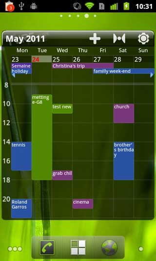  Pure Grid calendar widget v2.5.3