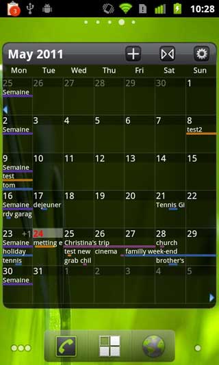  Pure Grid calendar widget v2.5.3