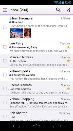 Ż Yahoo! Mail v2.5.2