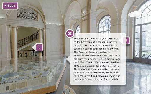 Ӣ Bank of England Virtual Tour v1.0