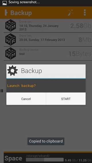 ɫ OBackup Nandroid backup on fly v1.34