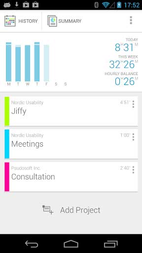 Jiffyʱ Jiffy - Time tracker v1.2.3