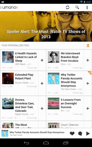 Umano Umano: News Read to You v3.2