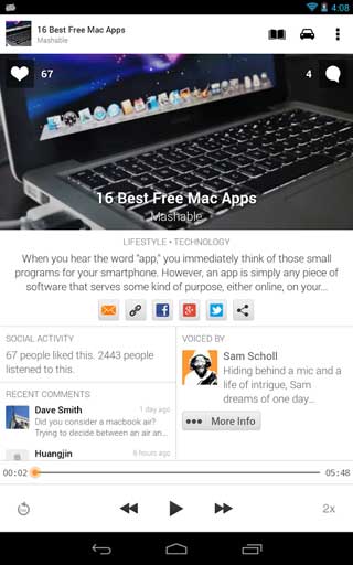 Umano Umano: News Read to You v3.2
