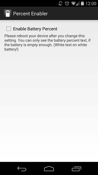 Nexus 5ʣٷֱ Battery Percent v1.0.1