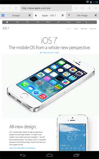 iOS 7 iOS 7 Browser v1.5.1