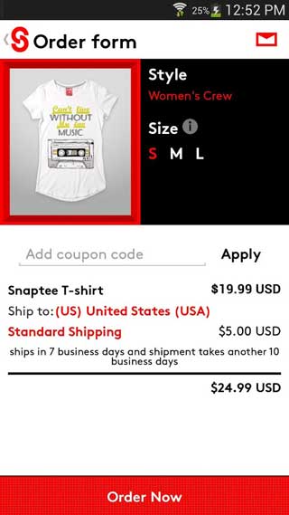 Snaptee T T-shirt design - Snaptee v1.0.8