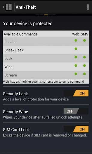 ŵֻȫʿ Norton Antivirus  Security v3.8