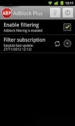 Adblock Plus  v1.2.0.315