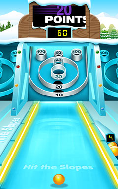 ָ⻬ѩ  Ski-ball Snow Flick PRO v1.0