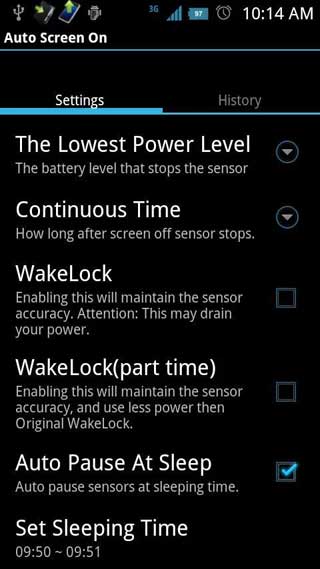 ĻԶ Auto Screen On v1.16.1