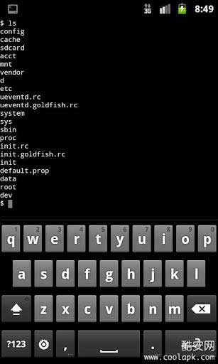 նģ Android Terminal Emulator v1.0.6