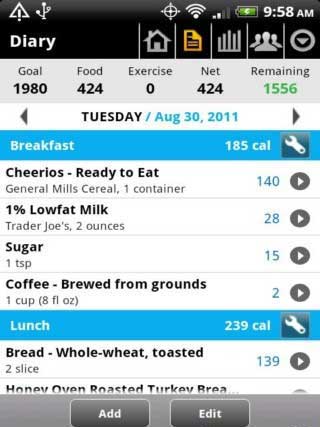 · MyFitnessPal v3.3